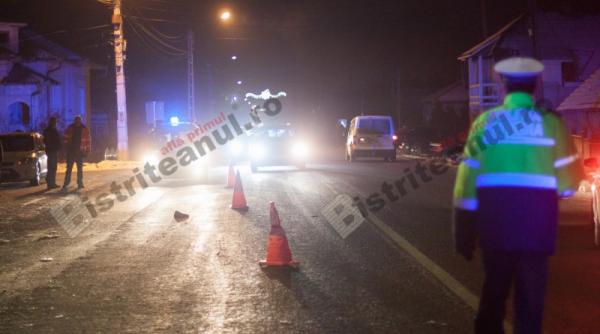 bistrita nasaud femeie spulberata pe trecerea de pietoni