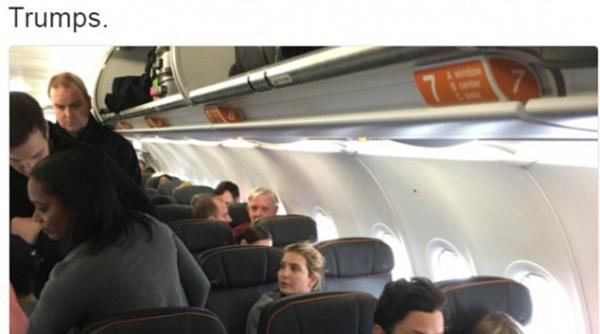 un pasager dat afara din avion pe aeroportul din new york dupa ce a strigat la ivanka trump
