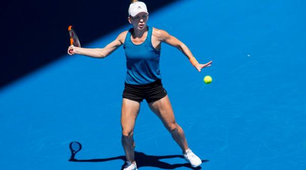simona halep invinsa in primul tur la australian open