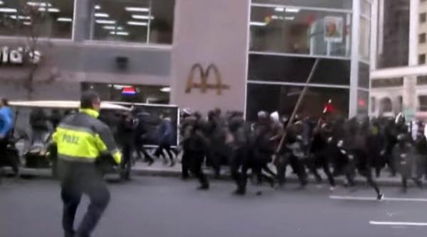 demonstratii violente la washington in timpul ceremoniei de investire a lui donald trump