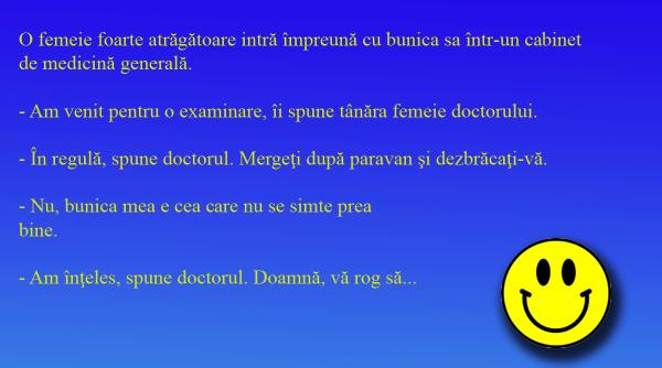 bancul zilei controlul medical e special in functie de varsta