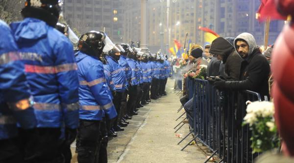 opt persoane au fost inculpate dintre care sapte sunt retinute dupa violentele de la protest