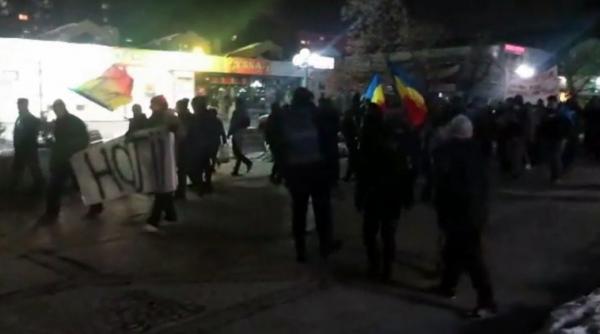 teleorman aproximativ 100 de persoane protesteaza in centrul municipiului alexandria