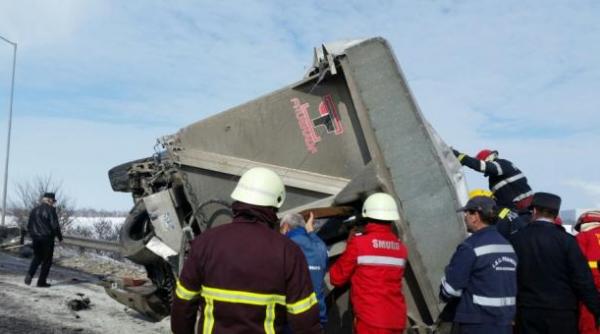 accident pe centrura de vest a municipiului ploiesti traficul este blocat