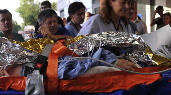 bistrita un barbat este in stare grava dupa ce si a dat foc