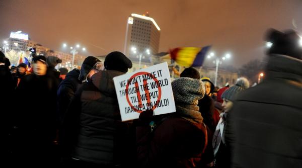 galerie foto protest in piata victoriei ziua a 13 a