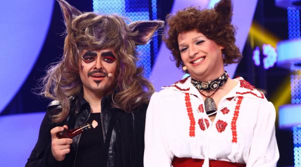 liviu varciu si andrei stefanescu se transforma in lupul titi suru si caprita rada in premiera noului sezon te cunosc de undeva