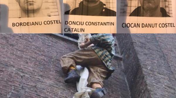 trei detinuti romani au evadat ca n filme in italia au facut o gaura in zidul celulei si au coborat pe cearsafuri