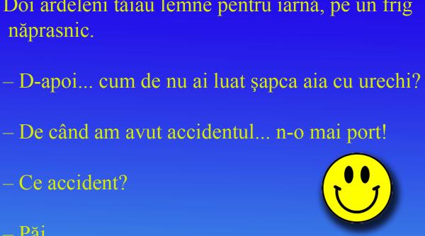 bancul zilei a taiat lemne pana s a accidentat