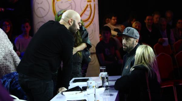 ca intre jurati crbl a facut o vizita pe platoul iumor impreuna cu sotia sa elena