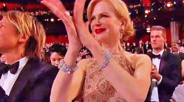 video nicole kidman dezvaluie de ce a aplaudat ca o foca la oscaruri