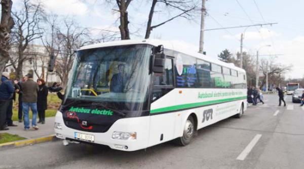 autobuz electric introdus experimental in municipiul baia mare pe una dintre rutele urbane