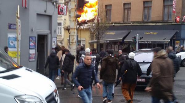 belgia explozie puternica intr un imobil de locuinte din bruxelles