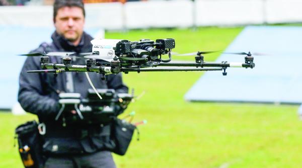 prima unitate de politie din drone la atac