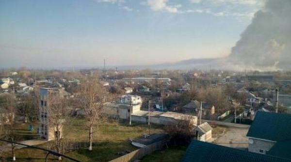 incendiu la un depozit de arme in ucraina un mort spatiul aerian inchis