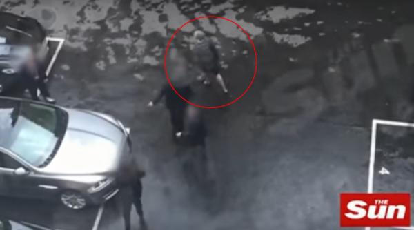 video balbaiala in timpul evacuarii premierului britanic theresa may