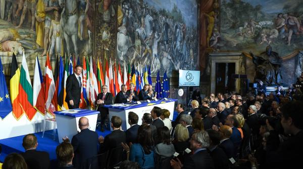 declaratia de la roma semnata de ioahnnis uniti dar cu mai multe viteze