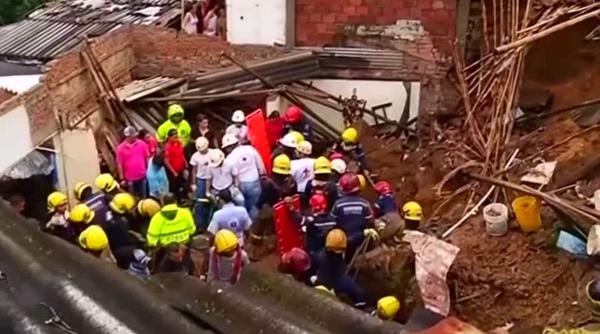 o alunecare de teren in columbia a provocat moartea a cel putin 14 oameni
