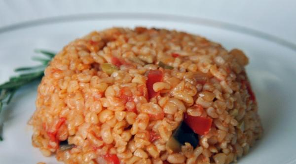 retete de post pilaf dobrogean cu praz