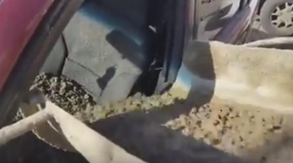 un rus a turnat ciment in masina sotiei pentru ca aceasta si a schimbat numele de familie