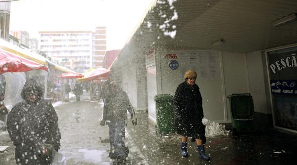 a intrat in vigoare codul portocaliu de ninsori abundente
