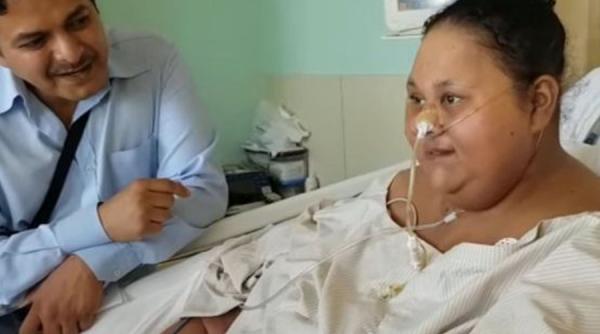 o femeie a slabit 250 de kg in doua luni