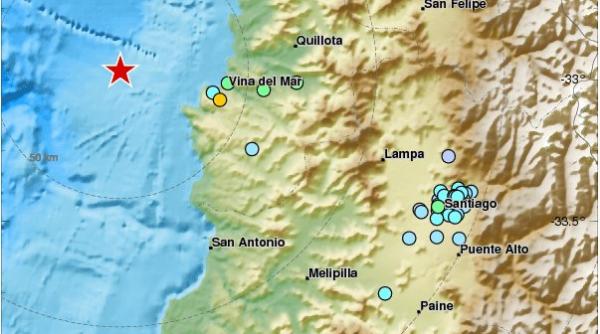 un seism cu magnitudinea 6 1 s a produs in centrul chile