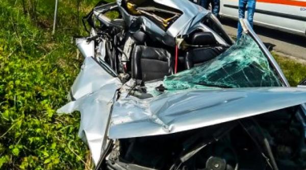 accident cu doi raniti pe autostrada 1