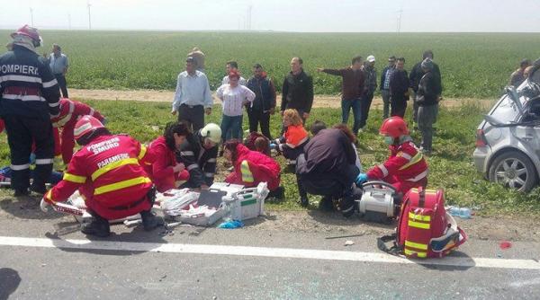 accident grav cu mai multi raniti intre care si 2 copii in constanta