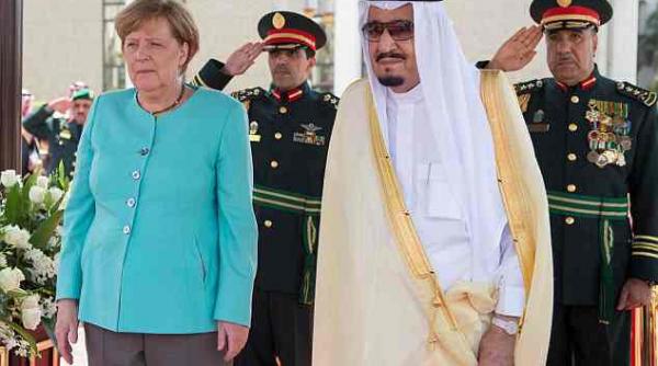 angela merkel a refuzat sa poarte val la intalnirea cu regele salman al arabiei saudite