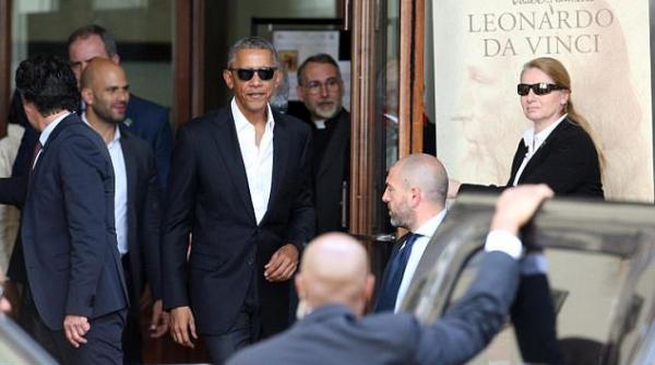 barack obama la milano in prima sa deplasare publica in strainatate dupa ce i a predat stafeta lui trump