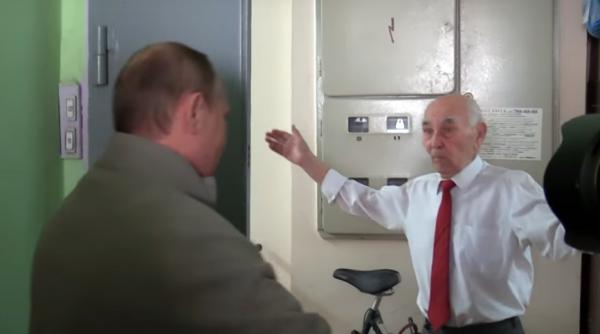 video vladimir putin in vizita la fostul sau sef din kgb