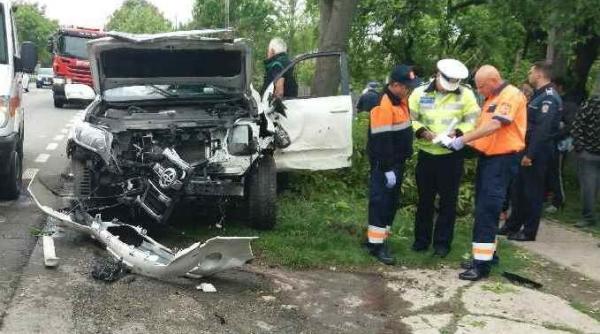 ialomita accident cu 3 raniti provocat de un cetatean francez