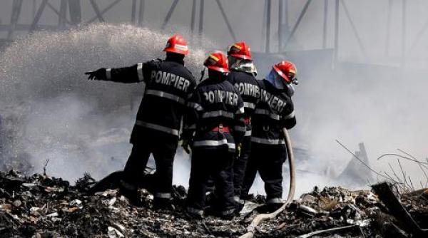 incendiu la o casa si un centru de incarcat butelii in chitila