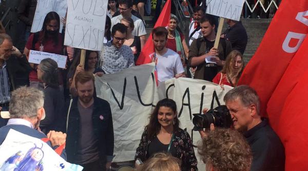 trump la bruxelles unde cateva mii de oameni protesteaza impotriva presedintelui american