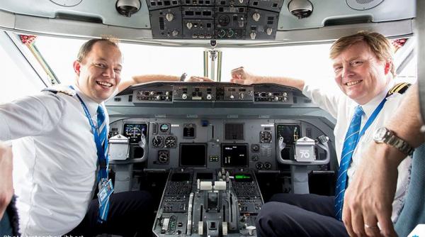 regele olandei pilot secret al klm