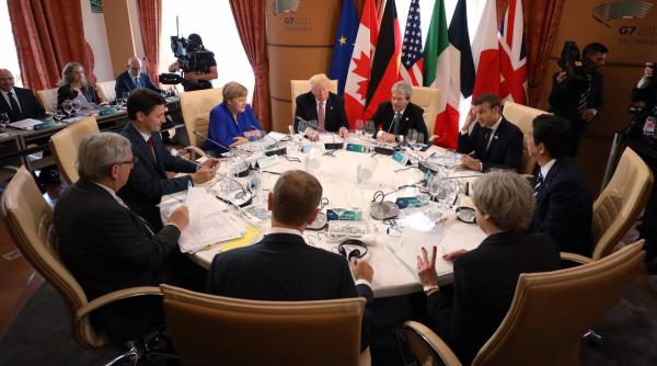 liderii g7 au convenit sa intensifice lupta impotriva terorismului dar trump se opune acordului privind schimbarile climatice