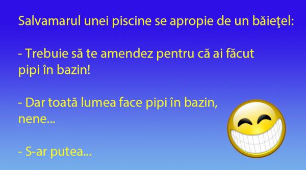 bancul zilei salvamarul si copilul