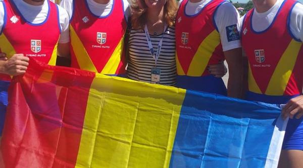 canotaj romania a cucerit argintul in proba masculina de patru rame la europenele din cehia