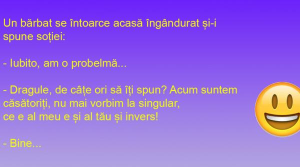 bancul zilei o sotie binevoitoare