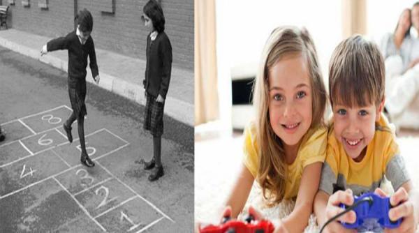 jocurile copilariei ieri si azi vezi cum se joaca elasticul sotronul tara tara vrem ostasi telefonul fara fir video