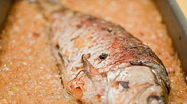 crap la cuptor reteta lui radu odobescu publicata in dictatura gastronomica a lui constantin bacalbasa