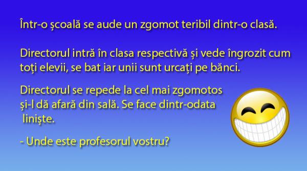 bancul zilei profesorul invizibil