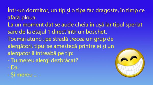 bancul zilei amor sportiv