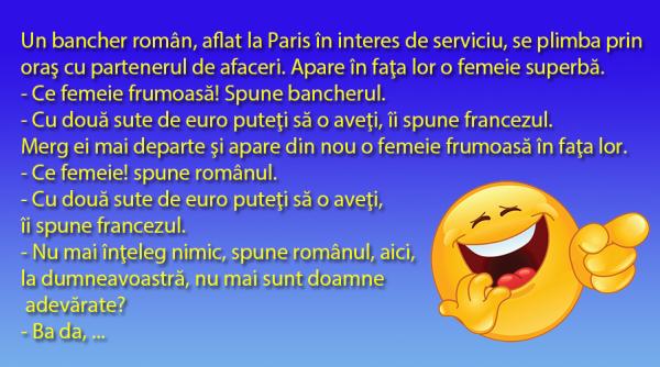 bancul zilei doamnele adevarate