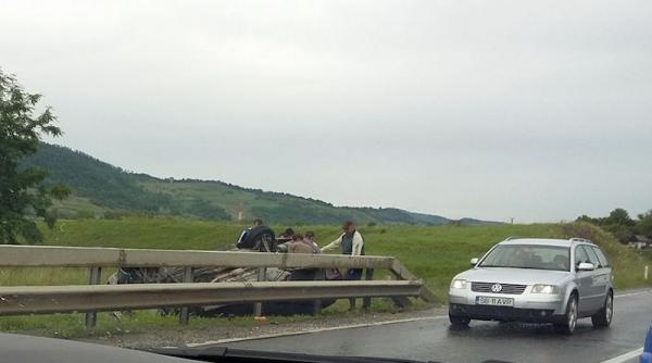 sibiu cinci raniti intr un accident pe dn14 la tarnava