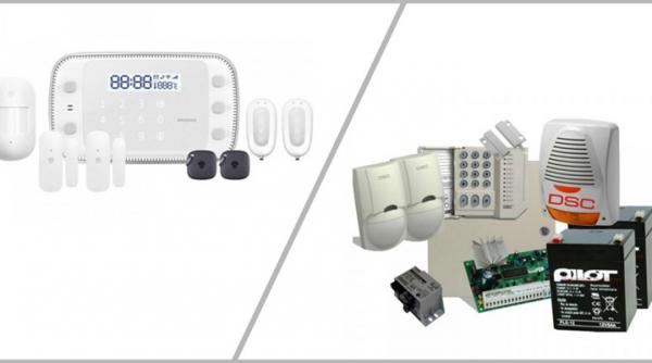 asemanari si diferente intre sistemele de alarma wireless si cele cablate