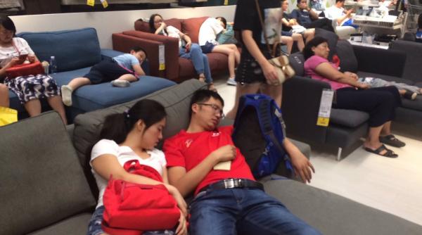 ikea refugiu pe timp de canicula in china