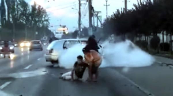 video o gluma proasta la un pas de a se transforma imtr o tragedie