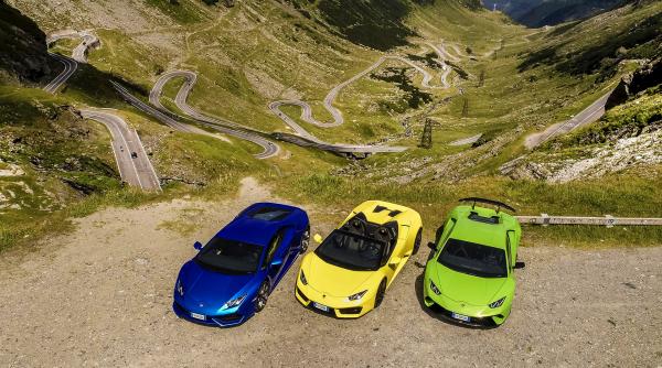 video lamborghini huracan promovat intr un clip filmat pe transfagarasan